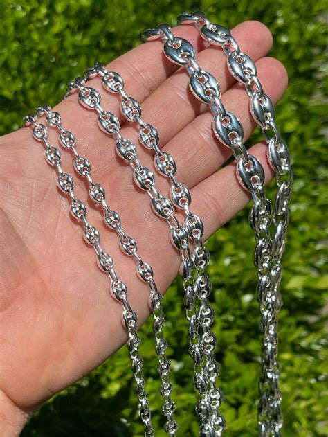 cuban gucci link chain|Gucci mariner link chain silver.